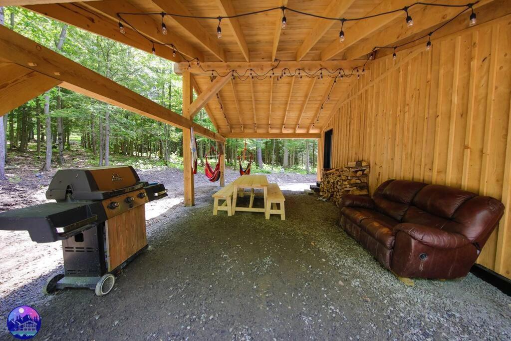 Chalet Deschamps- Spa- Chien Accepte- Nature- Estrie Mansonville Екстер'єр фото